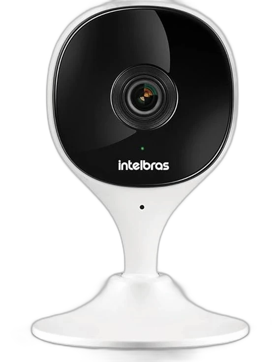 Câmera Wi-Fi interna Intelbras iMX Full HD com áudio bidirecional