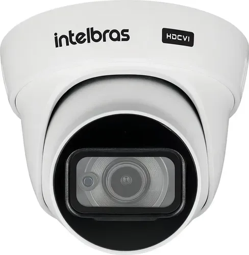 Câmera dome Intelbras VHD 5820 D 4K 8MP HDCVI com lente 2,8 mm e infravermelho de 20 m