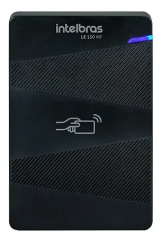 Leitor de proximidade RFID 13,56 MHz Intelbras LE 130 MF para controle de acesso