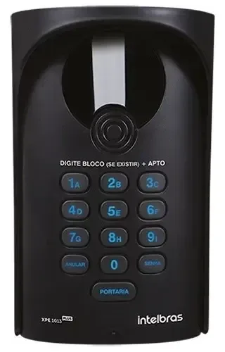 Porteiro eletrônico condominial PoE Intelbras XPE 1013 PLUS com controle de acesso