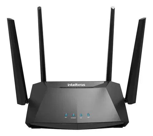 Roteador Wi-Fi dual band AC1200 Intelbras Action RG 1200 com tecnologia Mesh