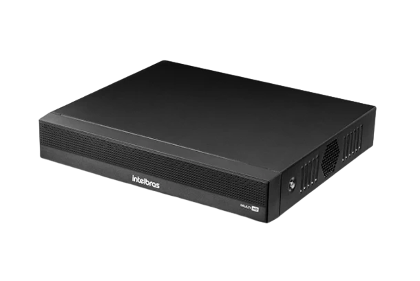 DVR Intelbras MHDX 3116-C de 16 canais Multi HD com inteligência artificial
